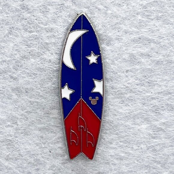 🔮 5/$25 Disney Fantasia‎ Surfboard Pin - Picture 1 of 2